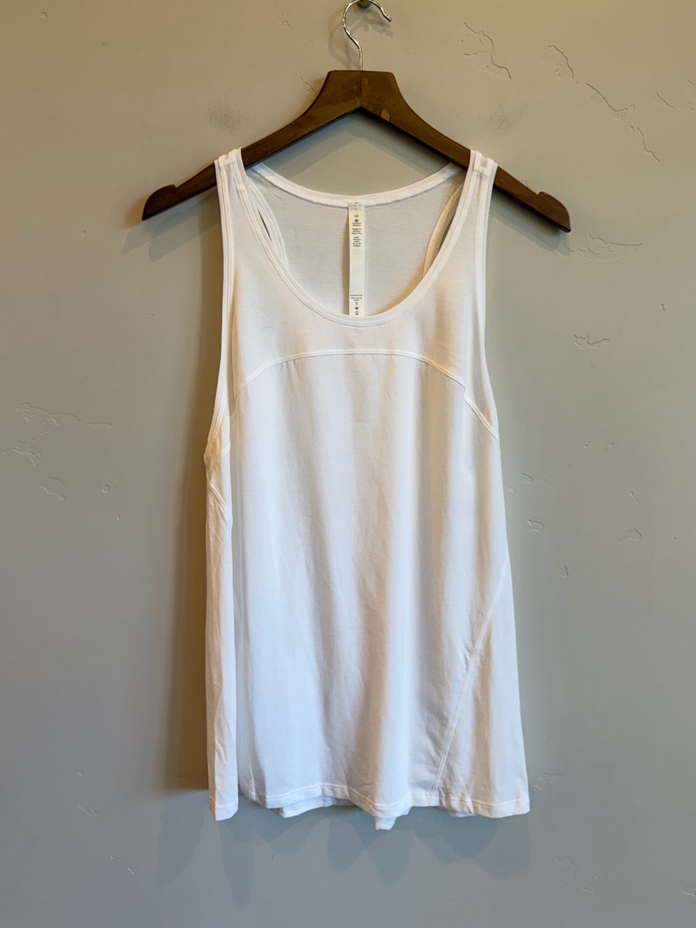 LULULEMON ATHLETICA White Love Racerback Tank